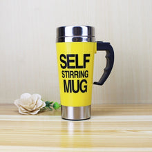 Cargar imagen en el visor de la galería, 500ml Travel Automatic Self Stirring Stainless Steel Mugs