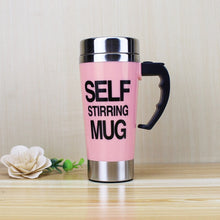 Charger l&#39;image dans la galerie, 500ml Travel Automatic Self Stirring Stainless Steel Mugs