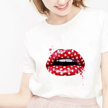Charger l&#39;image dans la galerie, Ladies Love Of Lipstick Printed T-shirt