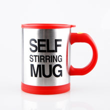 Laden Sie das Bild in den Galerie-Viewer, 400ml Automatic Self Stirring Stainless Steel Coffee Mugs