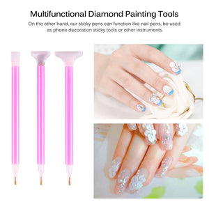 DIY 5D Diamond Painting Accessories - Pens, Tools, Glue Kit
