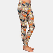 Load image into Gallery viewer, Ladies 3D Chicken Printed Soft Leggings