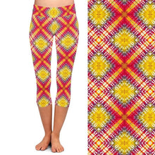 Charger l&#39;image dans la galerie, Ladies Sunburst Tie-Dye Capri Leggings