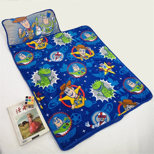 Disney Assorted Kids Portable Rolled Nap Mats/Sleeping Bags - With Pillow