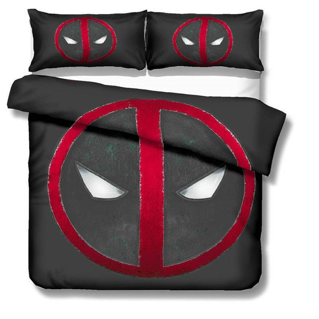 New Marvel Deadpool 3D Quilt Cover/Bedding Sets
