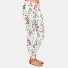 Carica l&#39;immagine nel visualizzatore di Gallery, Ladies Cute Bunnies Printed Leggings