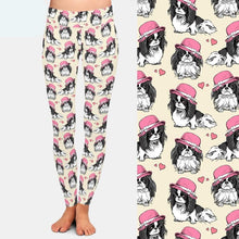 Load image into Gallery viewer, Ladies Assorted Dog Printed High Waist Leggings