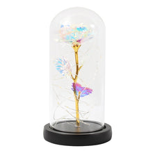 Cargar imagen en el visor de la galería, LED Enchanted Galaxy Roses With Fairy String Lights In Dome