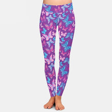 Carica l&#39;immagine nel visualizzatore di Gallery, Ladies Beautiful Butterflies Digital Printed Leggings