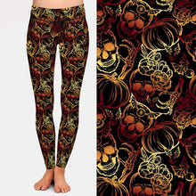 Load image into Gallery viewer, Ladies Assorted Halloween Printed Leggings