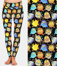 Load image into Gallery viewer, Ladies Gorgeous Colourful Owls Printed Leggings