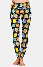 Load image into Gallery viewer, Ladies Gorgeous Colourful Owls Printed Leggings