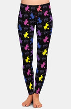 Load image into Gallery viewer, Ladies Assorted Fashion Halloween Witch Bat Ghost Printed Leggings