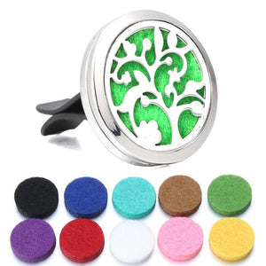 Variety Of Styles Aromatherapy Car Diffusers + 10pcs Pad