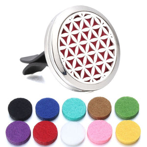 Variety Of Styles Aromatherapy Car Diffusers + 10pcs Pad