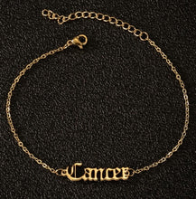Charger l&#39;image dans la galerie, Gorgeous Zodiac Sign Ankle Bracelets - Stainless Steel - 12 Constellations