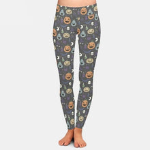 Load image into Gallery viewer, Ladies Assorted Fashion 3D Halloween Printed Leggings