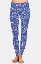 Laden Sie das Bild in den Galerie-Viewer, Ladies Beautiful 3D Wild Floral Printed Leggings