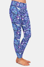 Laden Sie das Bild in den Galerie-Viewer, Ladies Beautiful 3D Wild Floral Printed Leggings