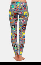Cargar imagen en el visor de la galería, Womens 3D Super Hero Printed Leggings