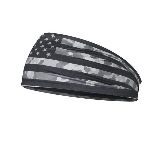 Printed Sports Wide Turban/Headband/Hair Wrap (list 2)