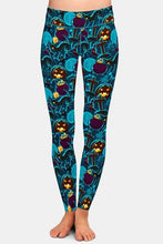 Load image into Gallery viewer, Ladies 3D Happy Halloween Printed Leggings