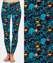 Load image into Gallery viewer, Ladies 3D Happy Halloween Printed Leggings