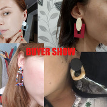 Charger l&#39;image dans la galerie, Ladies Lovely Fashion Acrylic Drop Earrings