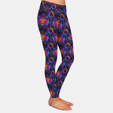 Laden Sie das Bild in den Galerie-Viewer, Ladies Fabulous Colourful 3D Fox Printed Leggings