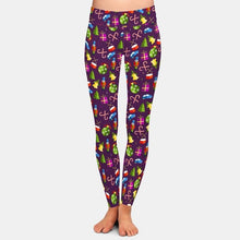 Laden Sie das Bild in den Galerie-Viewer, Ladies Christmas Pattern With Toys Digital Printed Leggings