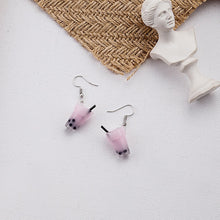 Cargar imagen en el visor de la galería, New Fun Pearl Milk Tea Cups &amp; Jars Drop Earrings