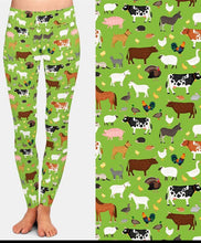 Load image into Gallery viewer, Ladies 3D Cute Cartoon Cows Printed Leggings