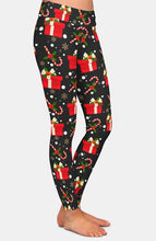 Carica l&#39;immagine nel visualizzatore di Gallery, Ladies 2020 New 3D Christmas Presents Printed Leggings