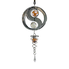 Charger l&#39;image dans la galerie, NEW Indoor/Outdoor Yinyang Wind Chime With Crystal Balls Pendant Feature