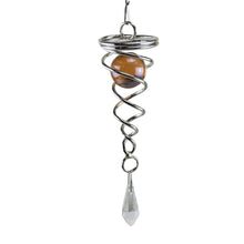 Carica l&#39;immagine nel visualizzatore di Gallery, NEW Indoor/Outdoor Yinyang Wind Chime With Crystal Balls Pendant Feature