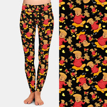 Load image into Gallery viewer, Ladies Trump Lookalike Printed 3D Cartoon Leggings