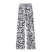 Load image into Gallery viewer, Womens Assorted Designs Loose Printed Drawstring Casual Wide Leg Pants (2)