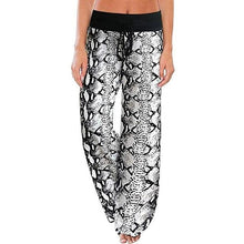 Load image into Gallery viewer, Womens Assorted Designs Loose Printed Drawstring Casual Wide Leg Pants (2)