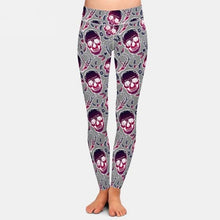Load image into Gallery viewer, Ladies Assorted 3D Skull Patterned Leggings