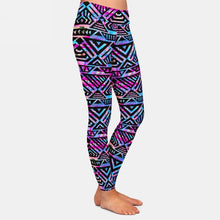 Carica l&#39;immagine nel visualizzatore di Gallery, Ladies 3D Hand-Painted Tribal Style Printed Leggings
