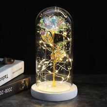 Charger l&#39;image dans la galerie, LED Enchanted Galaxy Roses With Fairy String Lights In Dome