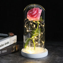 Laden Sie das Bild in den Galerie-Viewer, LED Enchanted Galaxy Roses With Fairy String Lights In Dome