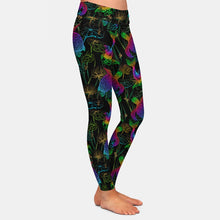 Load image into Gallery viewer, Ladies Gorgeous Rainbow Sea Turtles &amp; Fish Designed Leggings