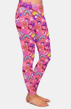 Charger l&#39;image dans la galerie, Ladies Alice In Wonderland Fashion Printed Leggings