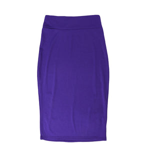 Womens Bodycon Solid Colour Casual/Office Stretch Pencil Skirts