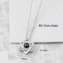 Load image into Gallery viewer, 100 Languages Love Necklace - Assorted Style Pendants - I Love You Projection