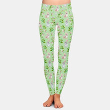 Load image into Gallery viewer, Ladies 3D Rabbits, Chickens, Easter Eggs Printed Leggings