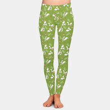 Load image into Gallery viewer, Ladies 3D Rabbits, Chickens, Easter Eggs Printed Leggings