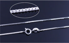 Cargar imagen en el visor de la galería, Beautiful 925 Sterling Silver Flower Necklaces With Pink Or Purple Crystal Zircon - Length 45CM
