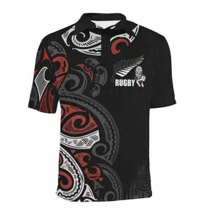 Mens Rugby Jersey Polo Shirts - Assorted Teams Available